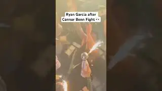 Ryan Garcia celebrating after his match with Connor Benn #londonclubpromoters #londonclubs