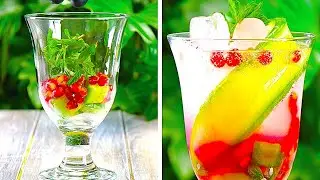 Refreshing Drinks You Can Make at Home || Cocktail Art by 5-Minute Recipes!