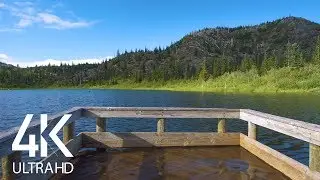 4K Soundscapes - Lake View with the Sounds of Lapping Water - 8HRS