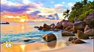 M&uacute;sica de Arpa Relajante y Olas del Mar: Hermosa M&uacute;sica de Piano, M&uacute;sica para Estudiar & Dormir🌞25