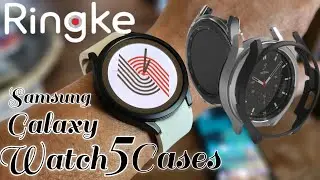 Ringke Cases Matte Black & Clear Review for Samsung Galaxy Watch 5