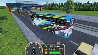 Rest Area To Bandung // Indian Driver Bus Game 🎮// Mobile Bus Simulator Gameplay //#42