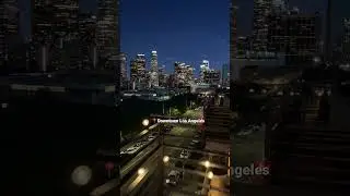 Majestic View of Downtown Los Angeles #shorts  #dtla  #losangeles #nightview