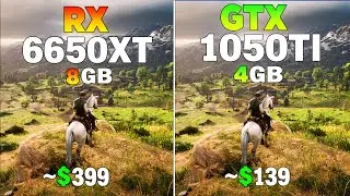 RX 6650 XT vs GTX 1050 Tİ - Test in 8 Games