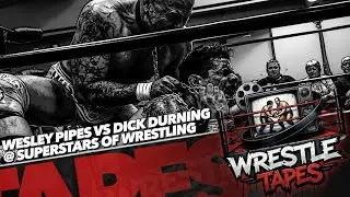 BRUTAL Dog Collar Chain Match! Wesley Pipes Defends Superstars of Wrestling Title vs Dick Durning 