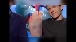 Tom Holland Feet 3 (Sole Tattoo)