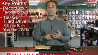 Philips 160GB DVD Player and Recorder - JR.com