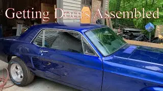 How to install Quarter Glass and Door Components on 67 Mustang