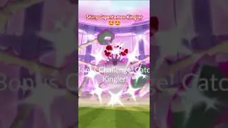 Caught Rare Shiny Gigantamax Kingler | Pokemon Go #shorts #pokemongo #shinypokemon #shinyhunting