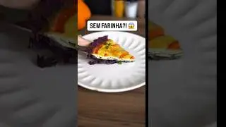 TORTA FIT SEM FARINHA?! (S&oacute; Batata Doce!) #shorts #receitasaudaveis