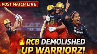 RCB ने किया UP WARRIORZ का हाल बेहाल GRACE HARRIS - 85 RUN KI TOOFANI INNINGS