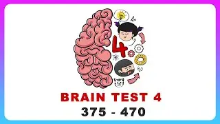 حل جميع مراحل لعبة 4 brain Test بالعربي من المرحلة 375 الى 470 | تحديث 2025