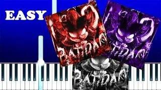 NO BATID&Atilde;O (3 Versions) &middot; ZXKAI &middot; slxughter (EASY Beginner Piano Tutorial)