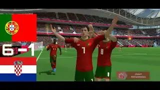 Kemenangan mutlak untuk Portugal atas Kroasia 6-1