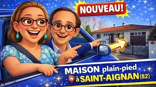 Maison plain-pied &agrave; Saint-Aignan (82) &ndash; Visite vid&eacute;o