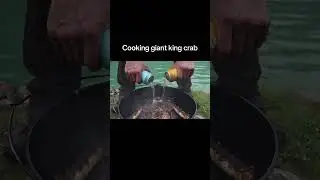 Giant King Crab Cooking in Fire Kitchen #firekitchen #kingcrab #fok