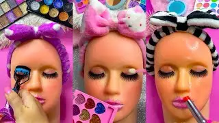 ASMR Satisfying with Unboxing Review Makeup Mannequin Skincare Sounds Video Fast No talk Relax time