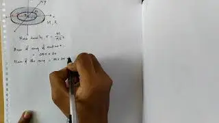 Moment of Inertia of a Thin Circular Disc