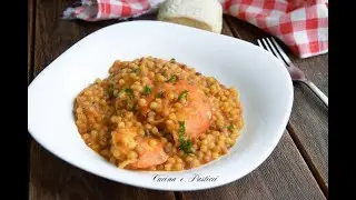 Fregola con gamberi