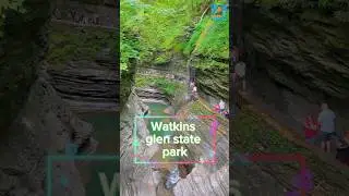 Exploring Watkins Glen |Rainbow Falls & Gorge Trail Adventure #watkinsglenstatepark #newyorkroadtrip
