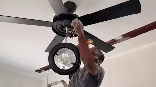 Building In Ghana || Update on the Ceiling Fan Installing