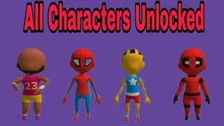 FUN RACE 3D ALL CHARACTERS UNLOCKED GAMEPLAY