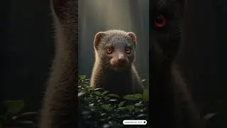 नेवले के बच्चे और कौए का अंत |#darkstory #junglestory #shorts
