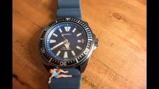 Seiko Prospex SRPD09K1 Samurai Save The Ocean Dark / Black Test / Review
