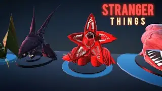 Stranger Things Monster Head Size Comparison | DEMOGORGON VS VECNA 