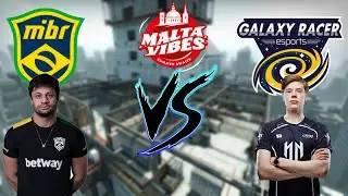 MIBR vs Galaxy Racer PRIMEIRO MAPA VERTIGO MD3 Eden Arena Malta Vibes