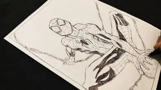 Speed drawing-spiderman 🕸️✨