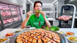 I Tried the Highest Rated Korean Pork Belly BBQ!!