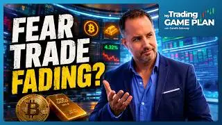 Did Bitcoin & Gold Top: Fear Trade Fades As Yields Drop With Oil, Markets Push Higher