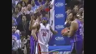 Rip Hamilton 27 Points 5 Ast Vs. Kings, 2003-04.