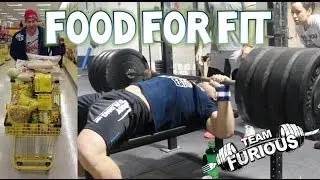 Benching For Charity - Donating 420lbs of Food! (Food For Fit Movement) | Furious Pete