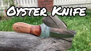 Making an oyster knife, Handmade oyster knife, Oyster knife making