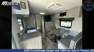 Magnificent 2026 CrossRoads Zinger Lite Travel Trailer RV For Sale in Tucson, AZ | RVUSA.com