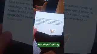 #positivenoteleaving