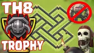 COC - Town Hall 8 (TH8) EPiC Trophy Base [MASTER LEAGUE] 