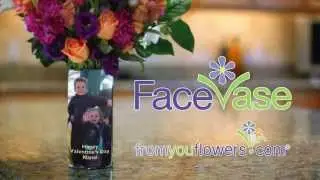 FaceVase: From You Flowers' Custom Photo Vase