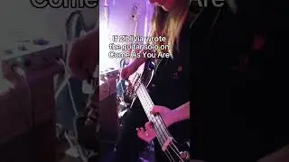 if &Oslash;blivia wrote the guitar solo on Come As You Are #shorts
