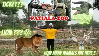 Animals in PATIALA Zoo ?😱😱 || TICKET??? #vlog #armed_warrior