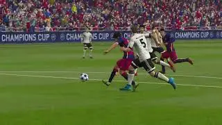 FIFA 16 Luis Suarez (Good skill & right foot finish) v Valencia Champions League Quarter Final