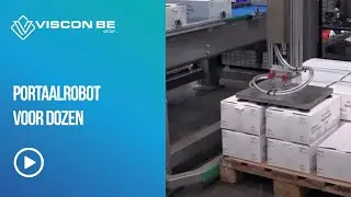 Portaalrobot voor dozen - Portal robot for boxes - Belgosuc Beernem