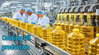 Inside A Morden Cooking Oil Factory, HOW COOKING OIL IS MADE IN THE FACTORY