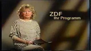 Elke Kast November 1988 ZDF ansage