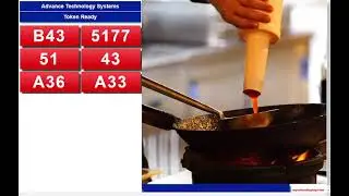 Token Display System for Restaurants and Food Courts. Wireless System on TV. Run Advertisement Pics.