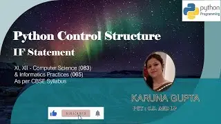 Python if Statement, conditions in python, if-else statement, nested if, control structure in python