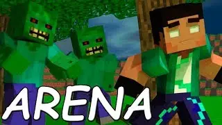 МАЙНКРАФТ АРЕНА 3 версия Minecraft Ep 3v   Stupid Ghasts