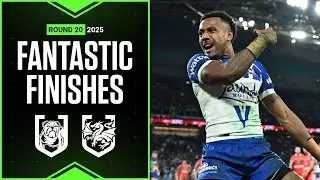 NRL Highlights | NRL Best finishes of 2025: Bulldogs v Dragons - Round 20 | Season Highlights